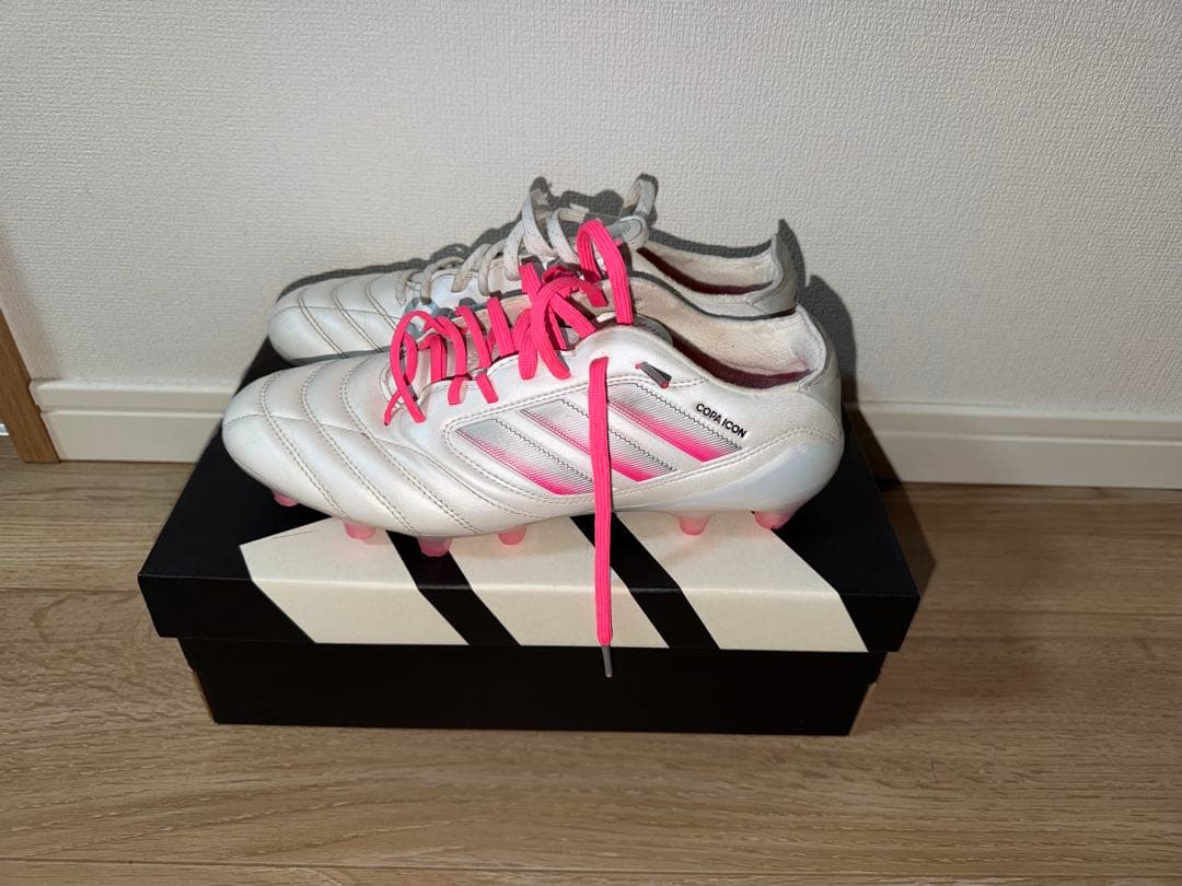 adidas コパアイコン2 KAMO限定カラー スパイク ホワイト/ピンク