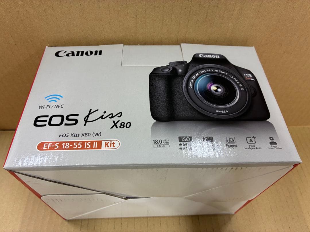 新品】Canon EOS Kiss X80 レンズキット 箱ダメージあり - メルカリ