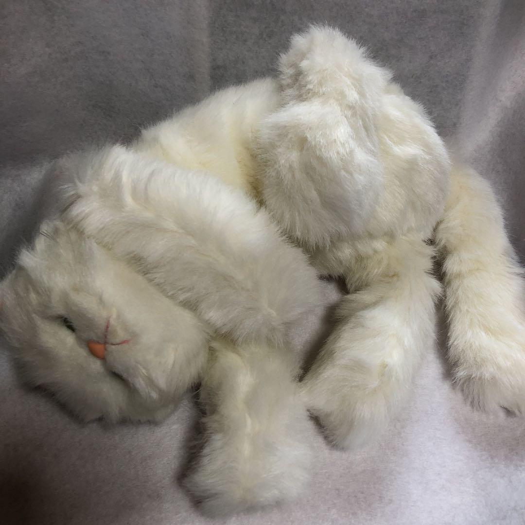 ぬいぐるみ　オオイケ　猫　ペルシャ　レトロ　昭和