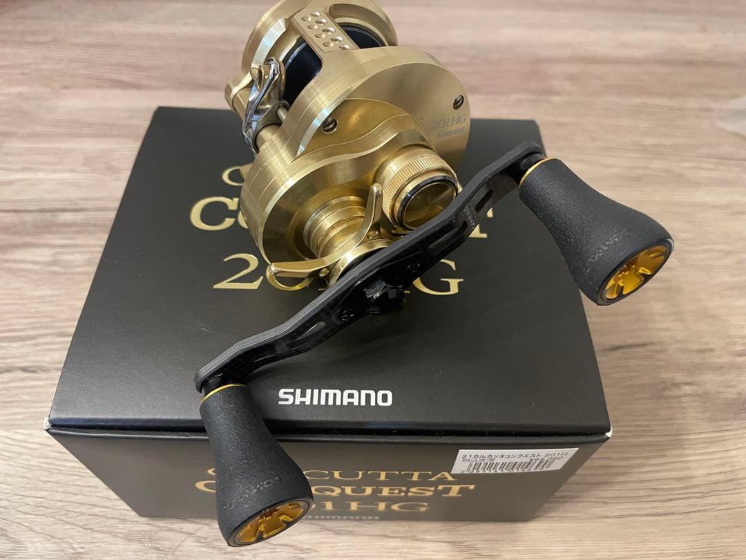 21カルカッタコンクエスト201HG ⭐︎95㎜ゴメクサス カスタムハンドル