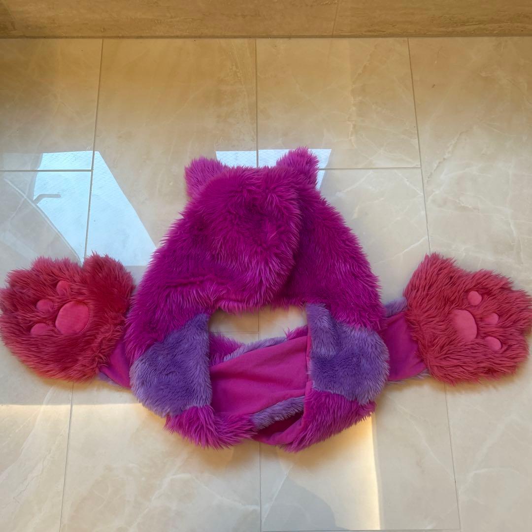 ディズニー チェシャ猫 マフラーキャップ