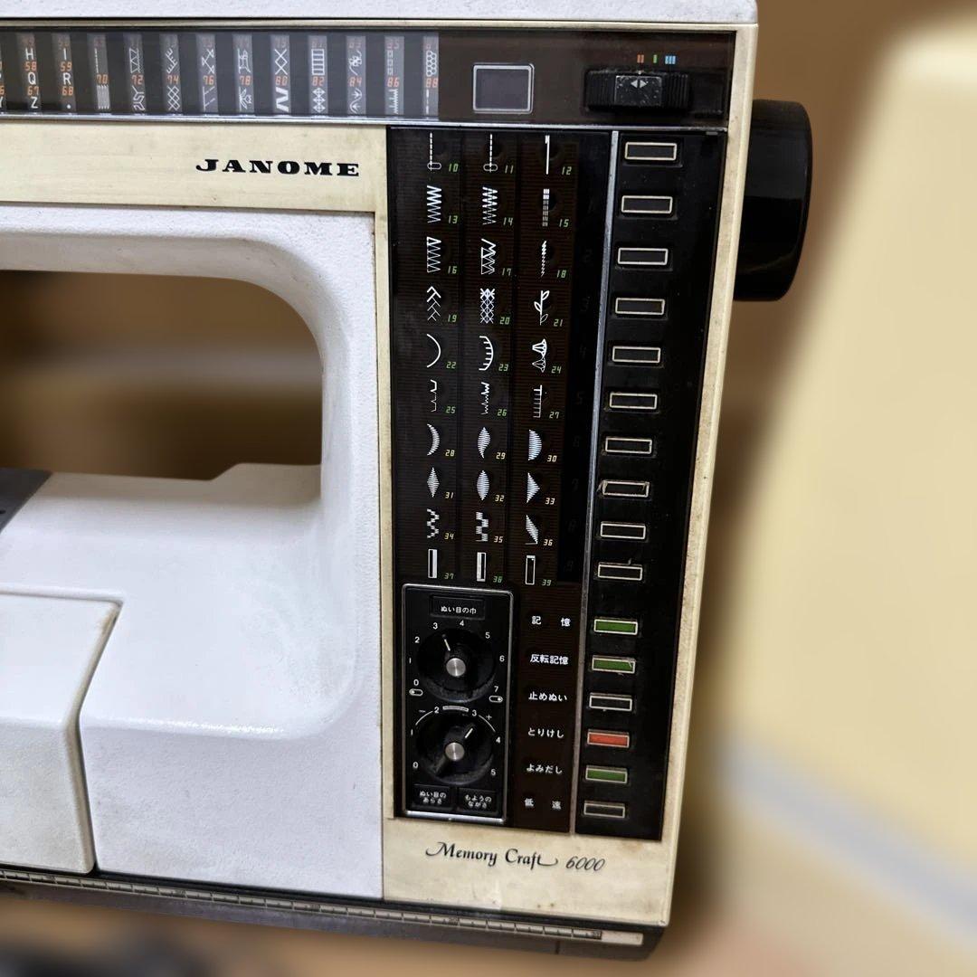 JANOME Memory Craft 6000 コンピューターミシン ジャンク - メルカリ