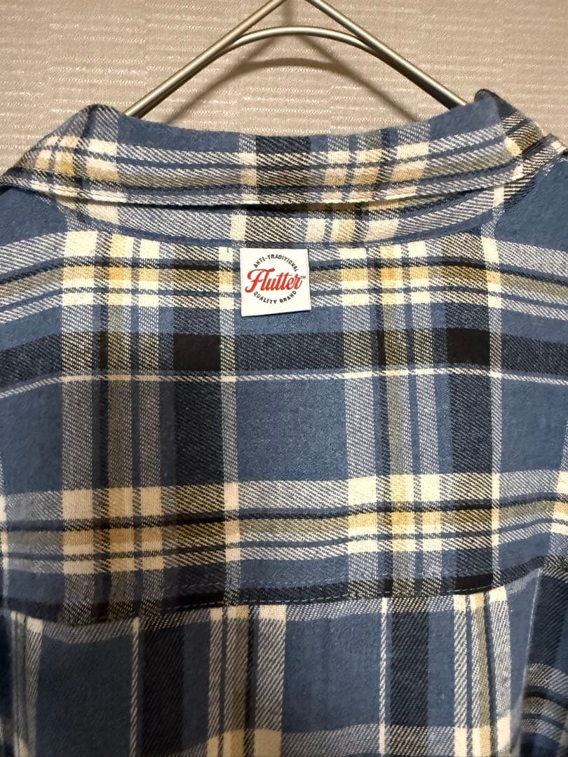 PANTY DROPPER x FLUTTERコラボチェックシャツ Lサイズ - メルカリ