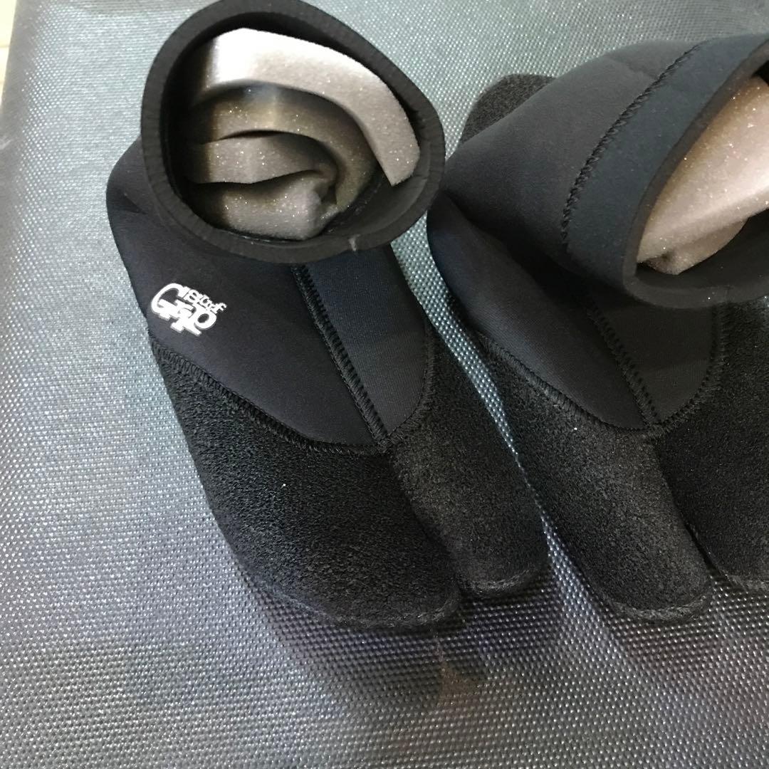 ネオプレン サーフブーツ ブラック　クイックシルバー　25cm 3.5mm