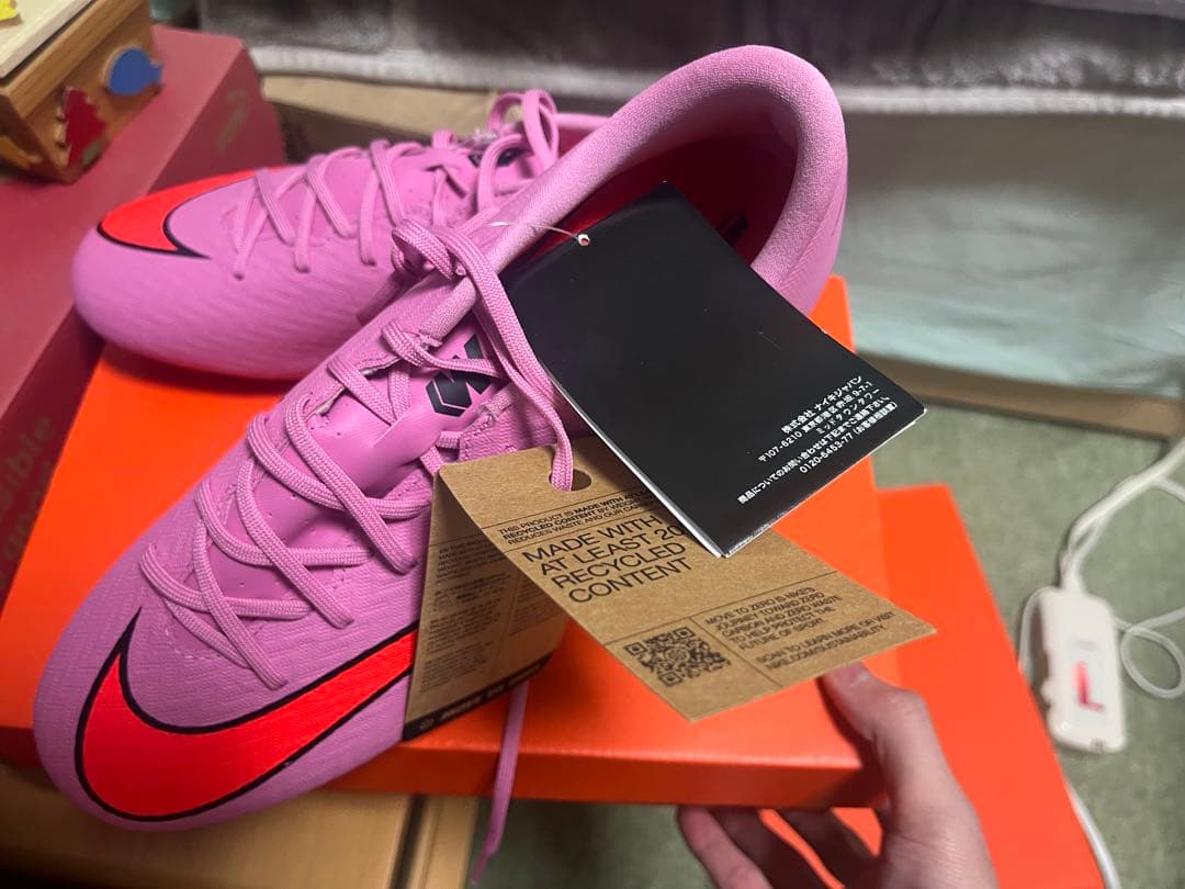 Nike Mercurial VAPOR 16 ピンク/オレンジ 27.0cm
