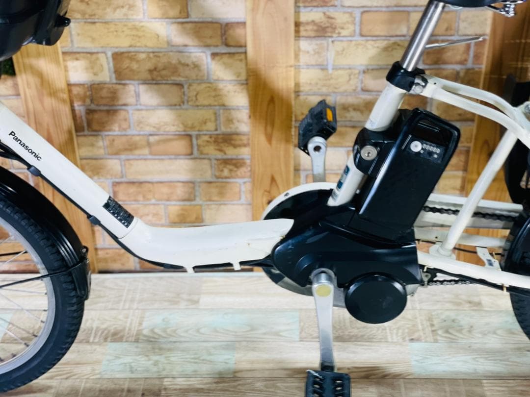 大容量 ホワイト系 人気NO1 パナソニック子供乗せ電動アシスト H2815