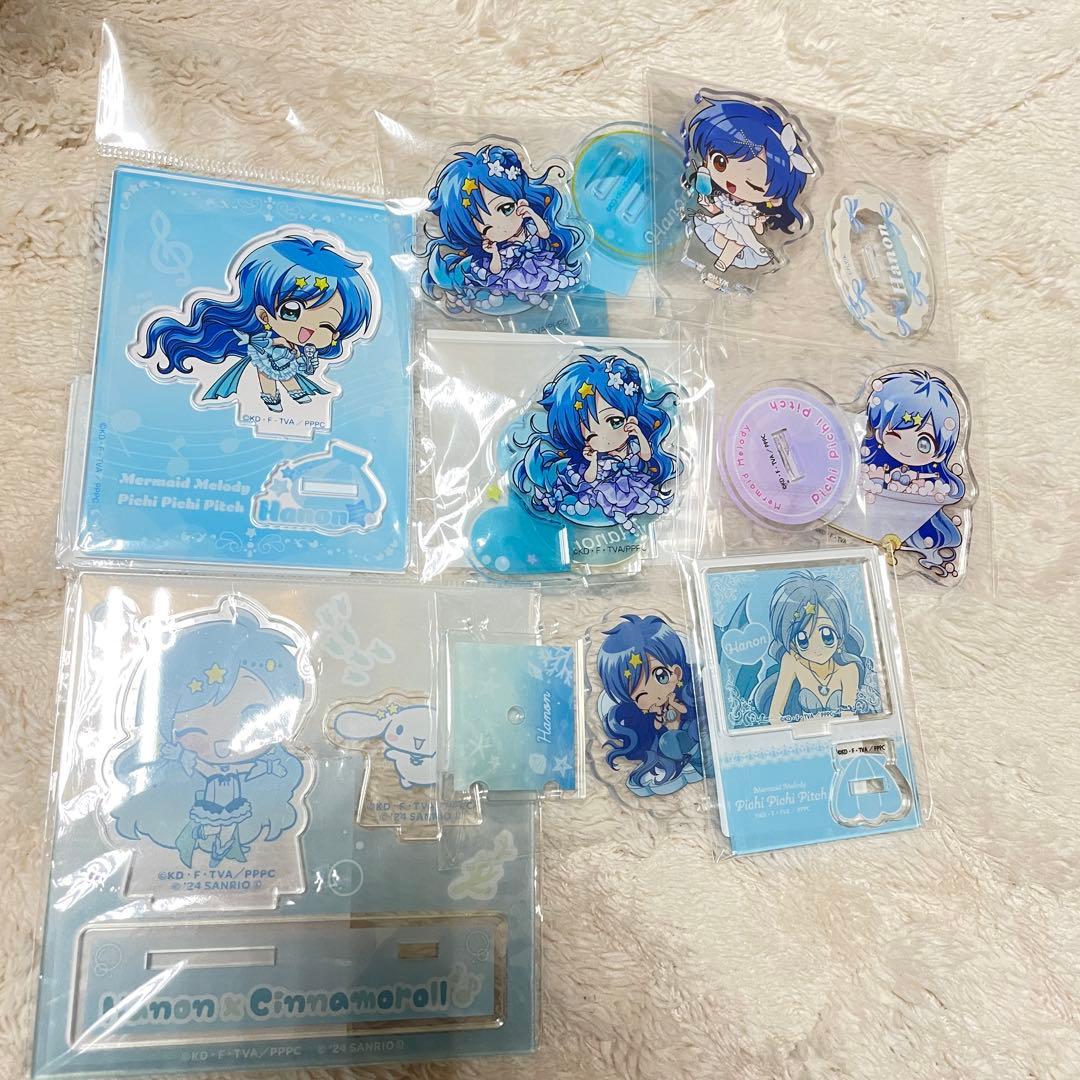 ぴちぴちピッチ 波音 アクリルスタンド 缶バッジ カラ鉄 くじ コースター