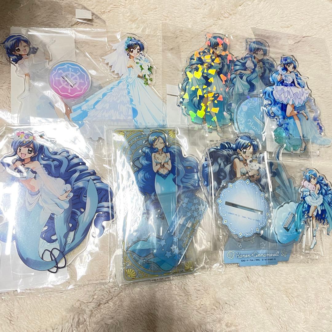 ぴちぴちピッチ 波音 アクリルスタンド 缶バッジ カラ鉄 くじ コースター