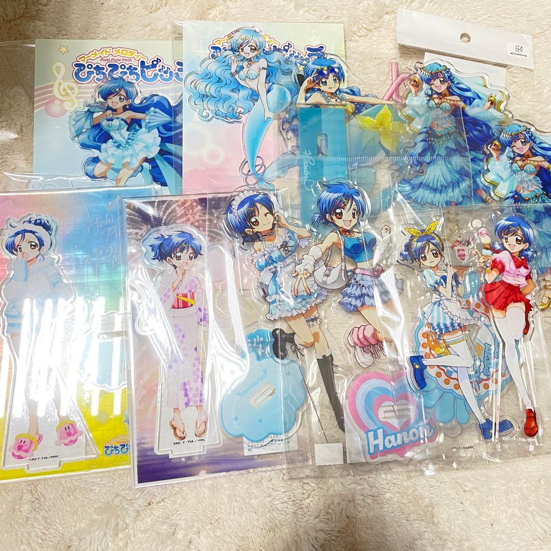 ぴちぴちピッチ 波音 アクリルスタンド 缶バッジ カラ鉄 くじ コースター