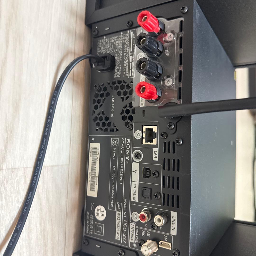 SONY スピーカー cmt-sx7 ジャンク - メルカリ