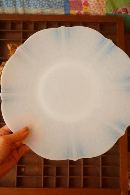 希少 大皿 マクベスエバンス ヴィンテージ アメリカンスウィートハート 30s