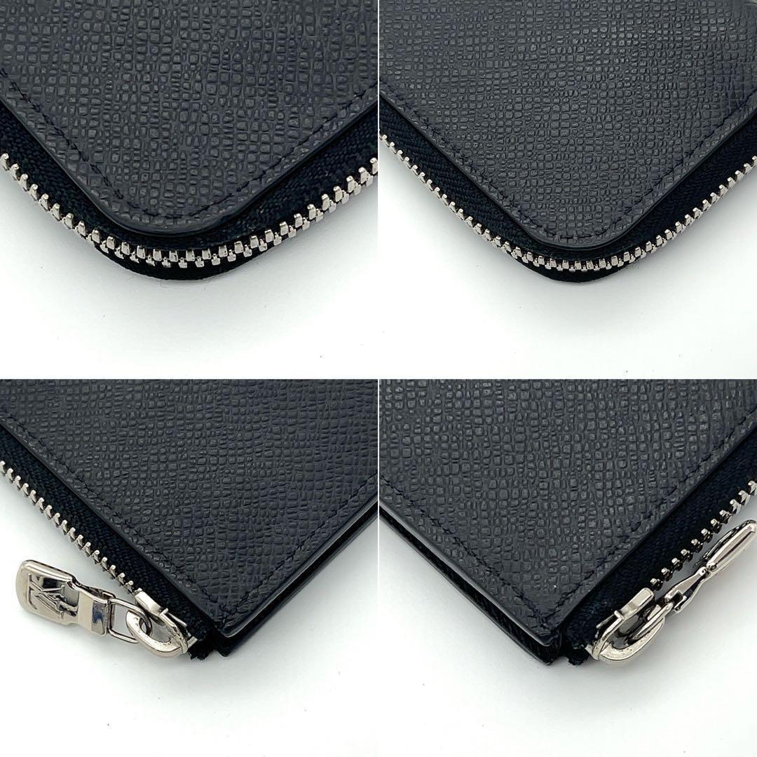 極美品】ルイヴィトン タイガ ポルトモネジュール コインケース 黒