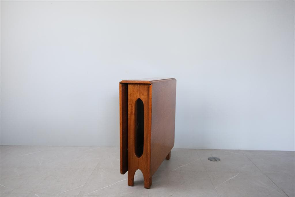 英国アンティークチーク材ゲートレッグテーブル/バタフライダイニング机92-222 Gate Leg Table / ゲートレッグテーブル 〈ダイニングテーブル・ティー