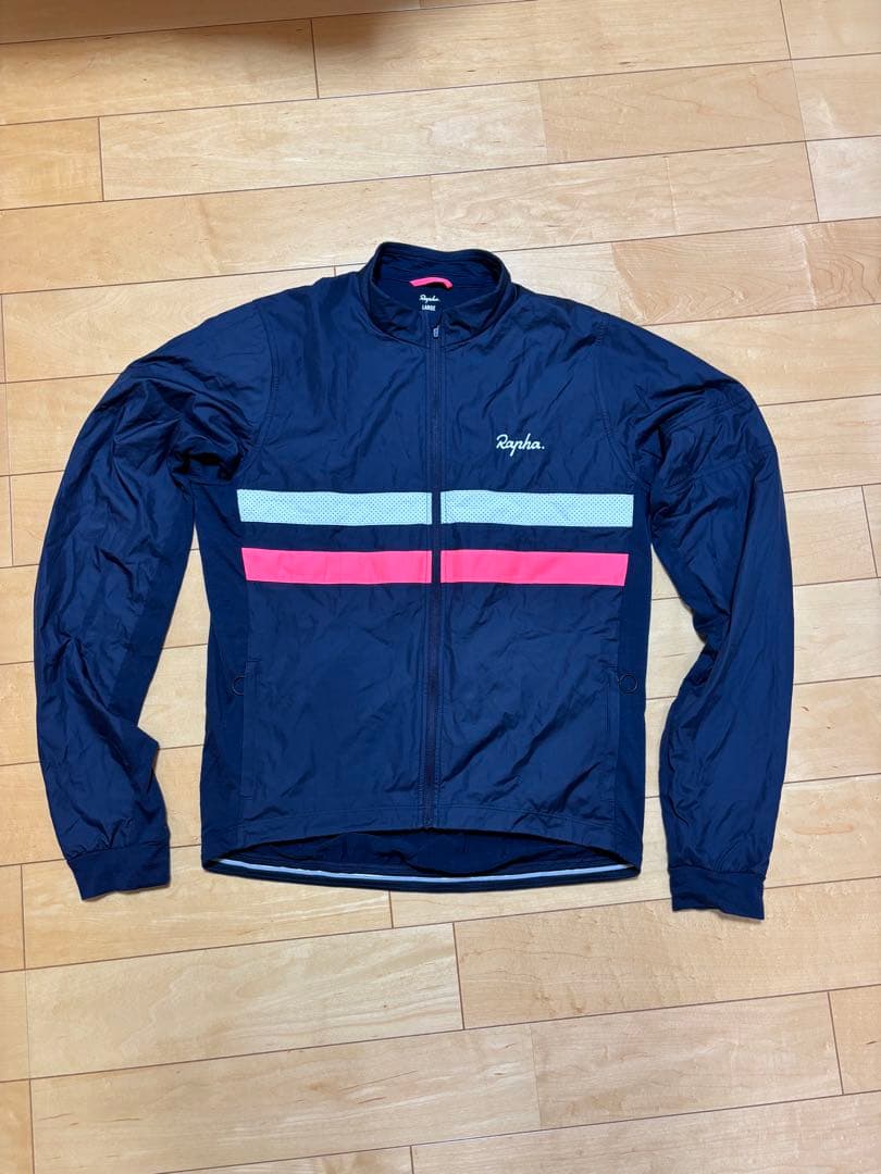 Rapha ウインドブロックジャージ L ラファ Rapha ロングスリーブブルベウィンドブロックジャージ LONG