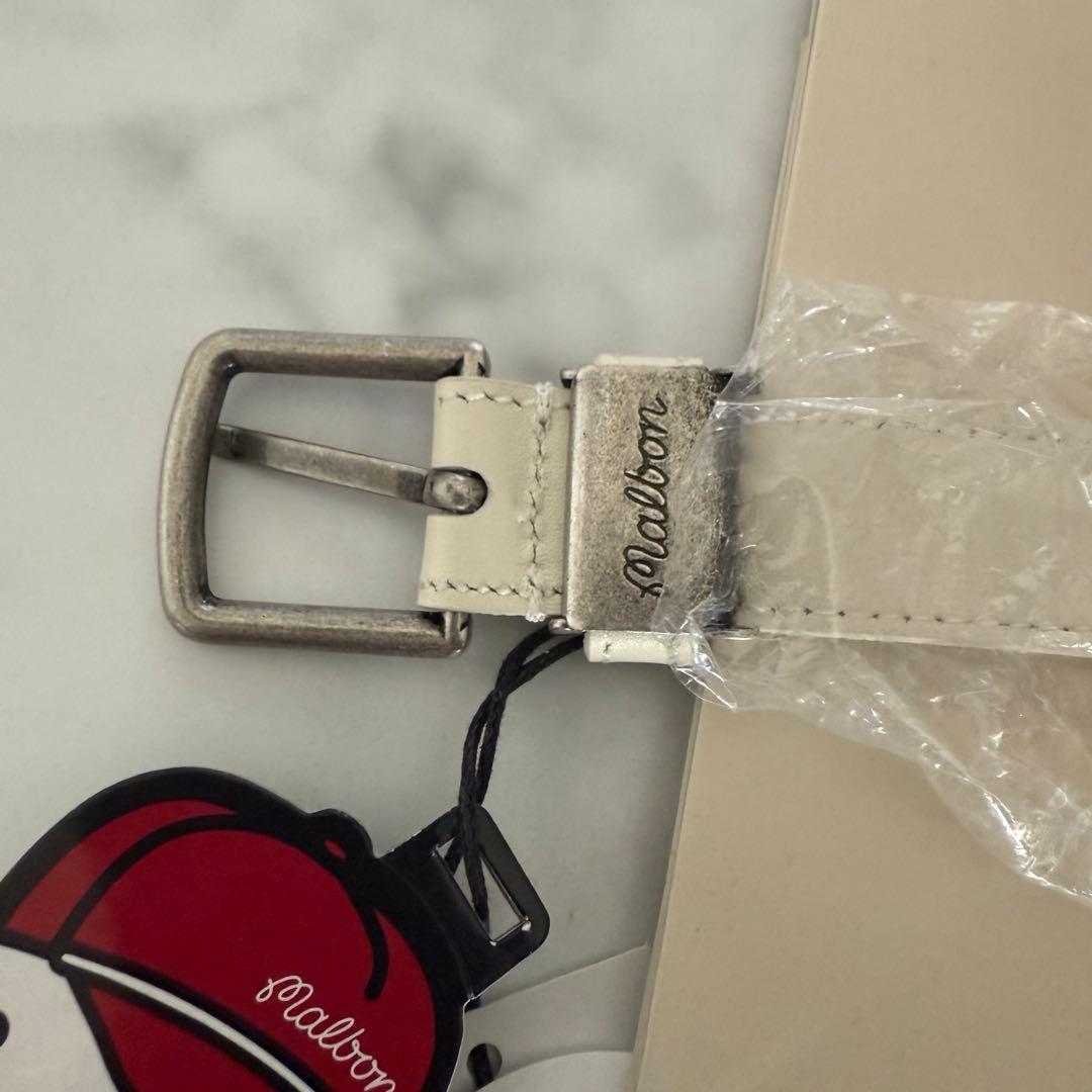 未使用タグ付き Malbon Golf マルボンゴルフ ストレッチ ベルト - メルカリ