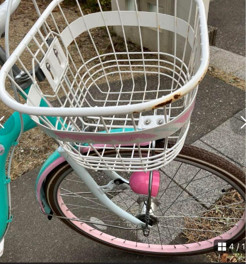 自転車 25インチ ミントグリーン エメラルドグリーン - メルカリ