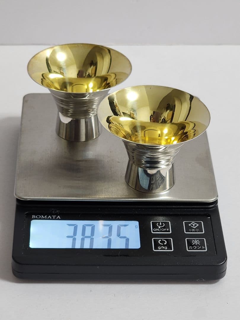 宮本製 杯/純銀 徳利/sterling silver 酒器揃 約258g