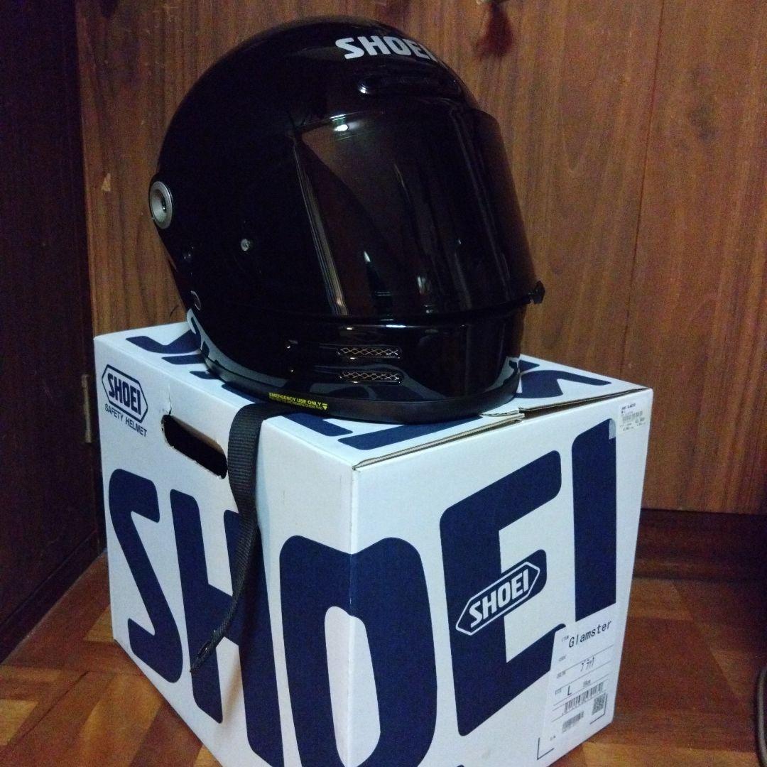 SHOEI グラムスター 黒 Lサイズ スモークとクリアシールド付