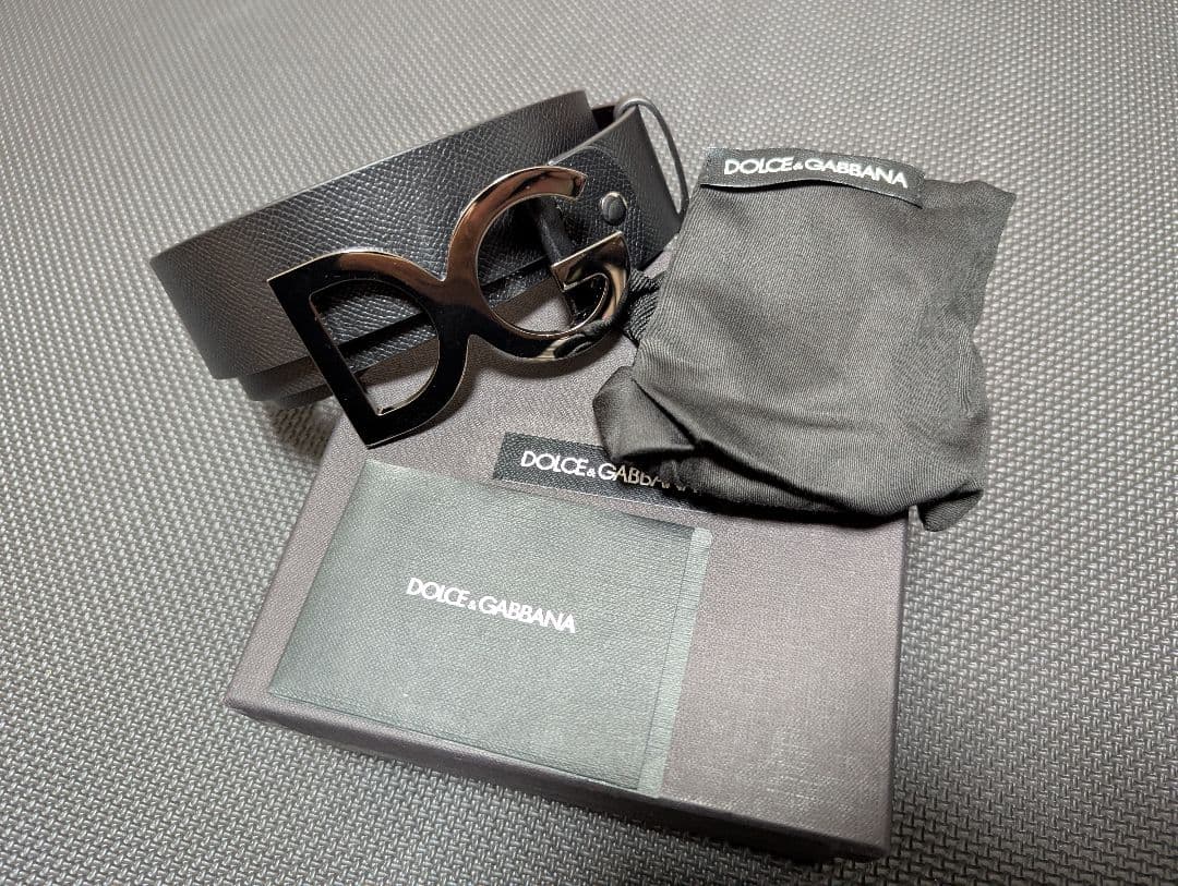 DOLCE&GABBANA ブラック ベルト Calfskin Belt - Women's Accessories | Dolce&Gabbana