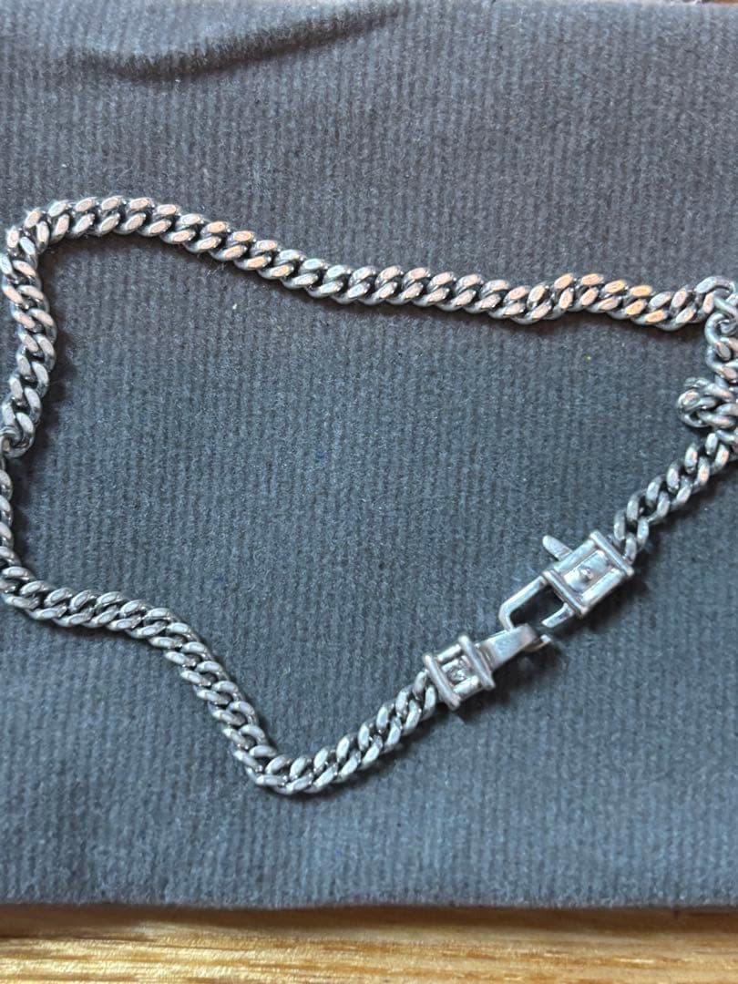 アクセサリー TOM WOOD Curb Bracelet M 7.7inch