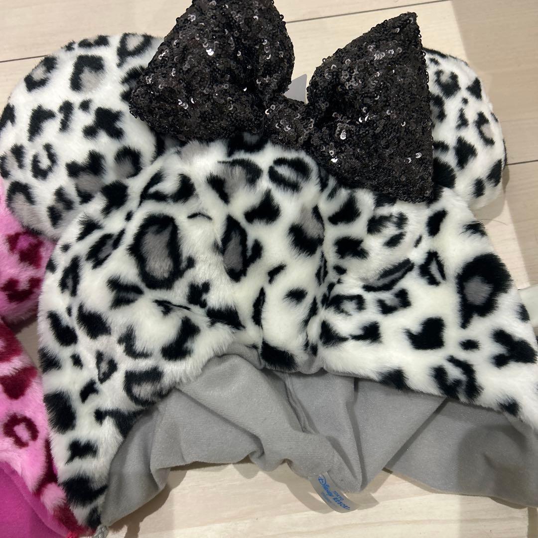 ヒョウ柄ファンキャップ　3つセット