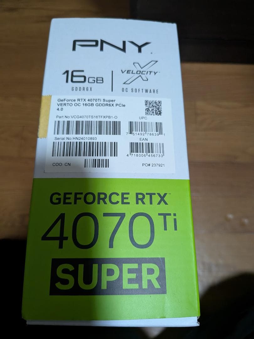 PNY RTX 4070 Ti Super 16GB ※コネクタ訳あり - メルカリ