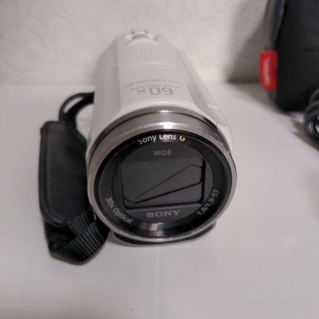 SONY ビデオカメラ Handycam HDR-CX535-W - メルカリ