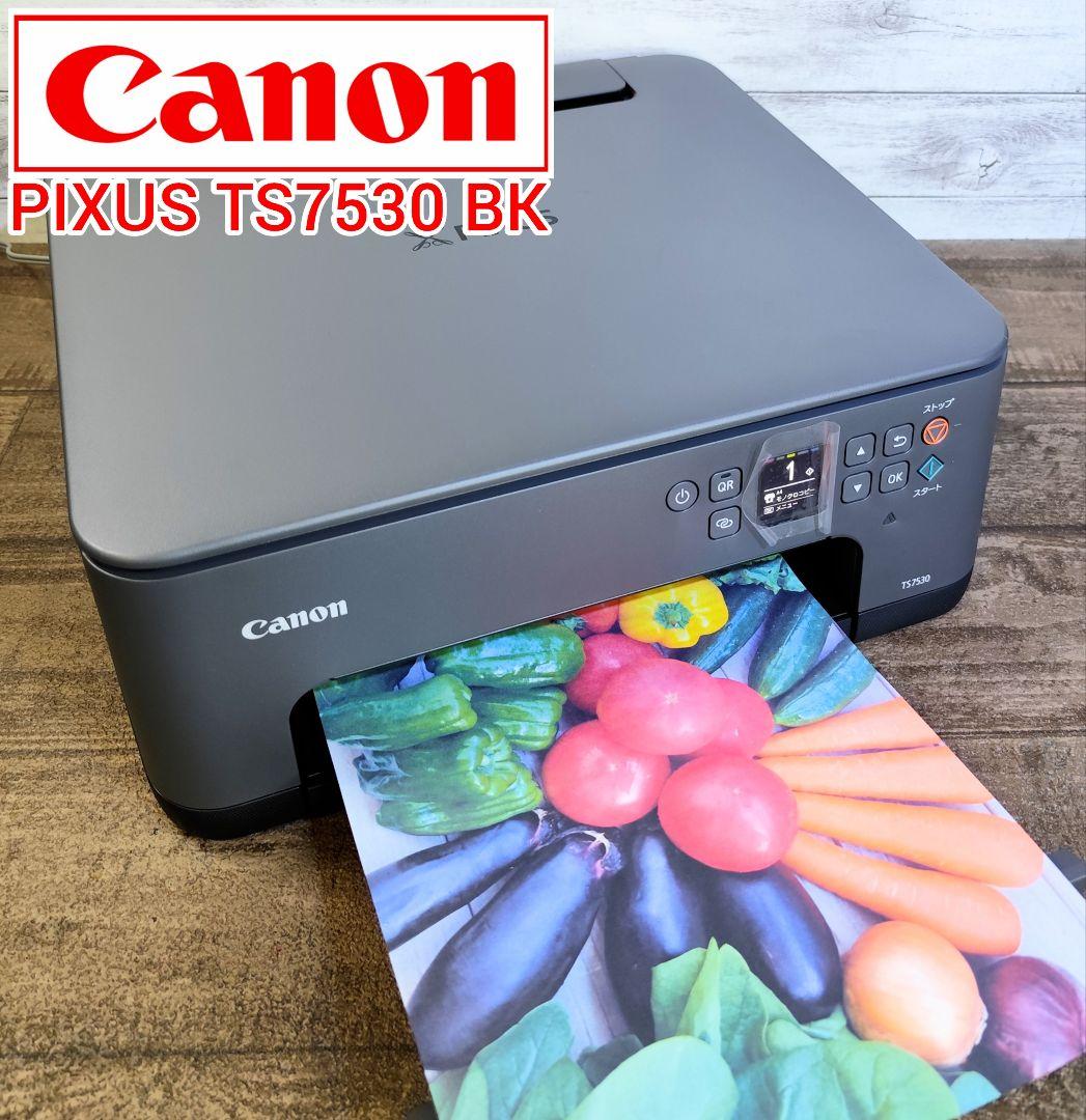 【使用枚数少】Canon カラープリンター PIXUS TS7530 BK PIXUS TS7530：インクジェットプリンター｜個人｜キヤノン