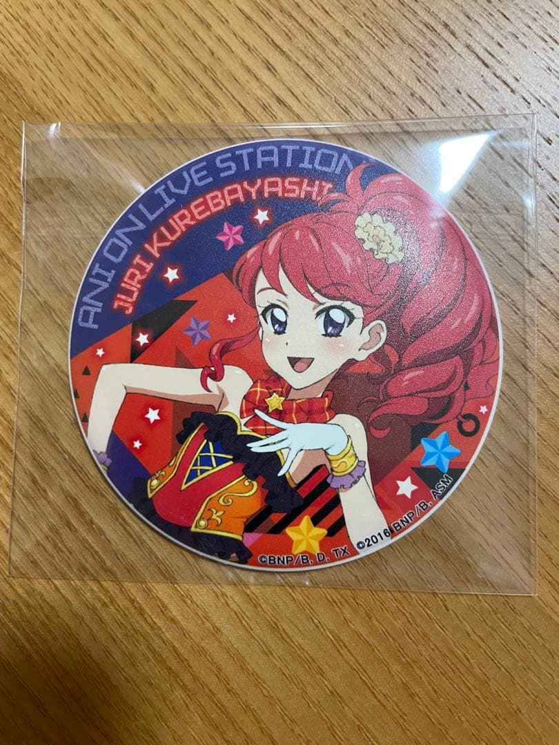 紅林珠璃】アイカツ アニON マグネット付きバッジ - メルカリ