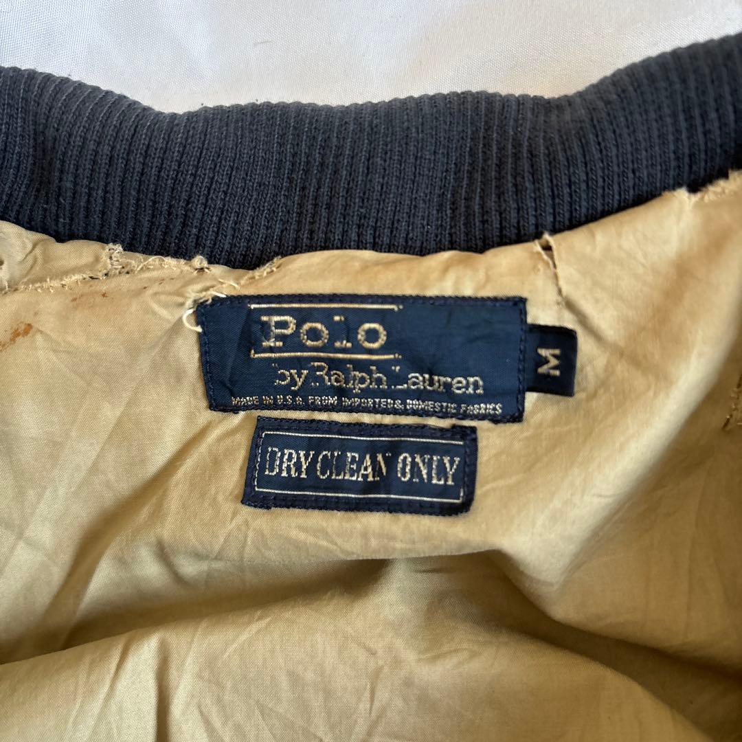 90s ラルフローレン ウール ハリントンジャケット g9 ブラックウォッチ