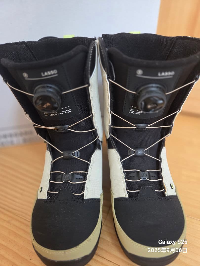 先着順 RIDE LASSO 27CM 5日間のみ使用の極上美品