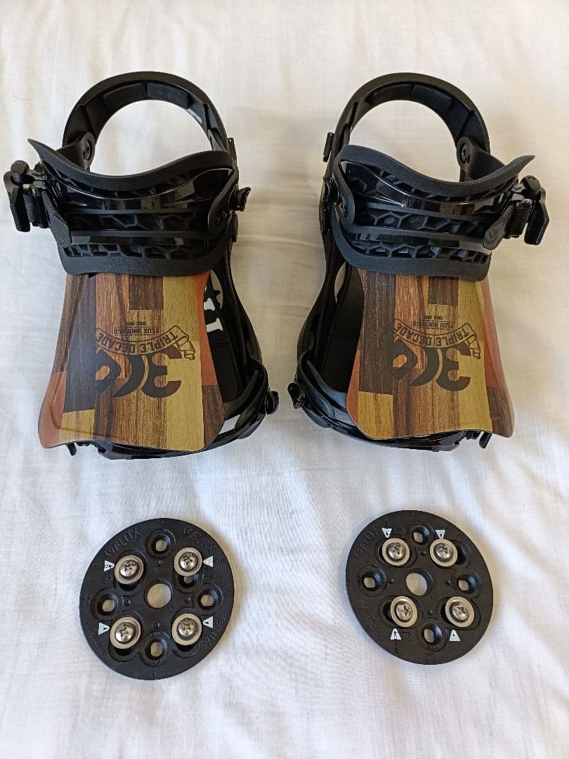 FLUX DS ビンディング ブラック M 木目調 30周年記念モデル - メルカリ
