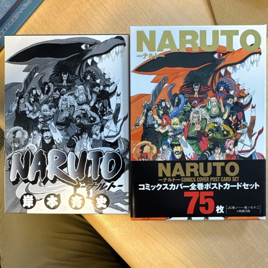 NARUTO コミックスカバー全巻ポストカードセット 75枚
