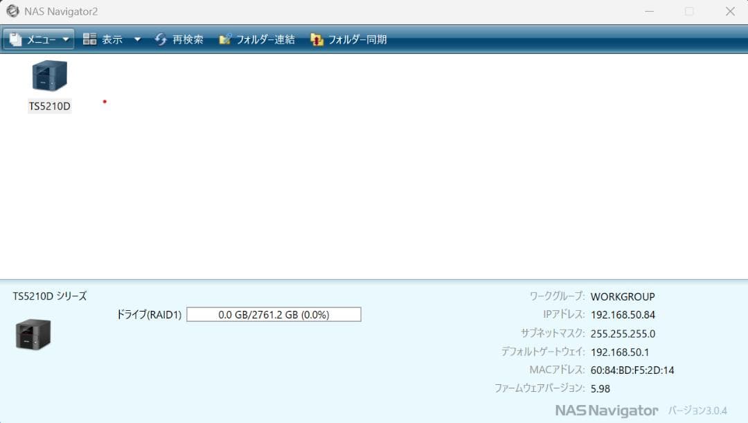 BUFFALO/バッファロー TS5210DN0602 6TB メモリ8G換装 - メルカリ