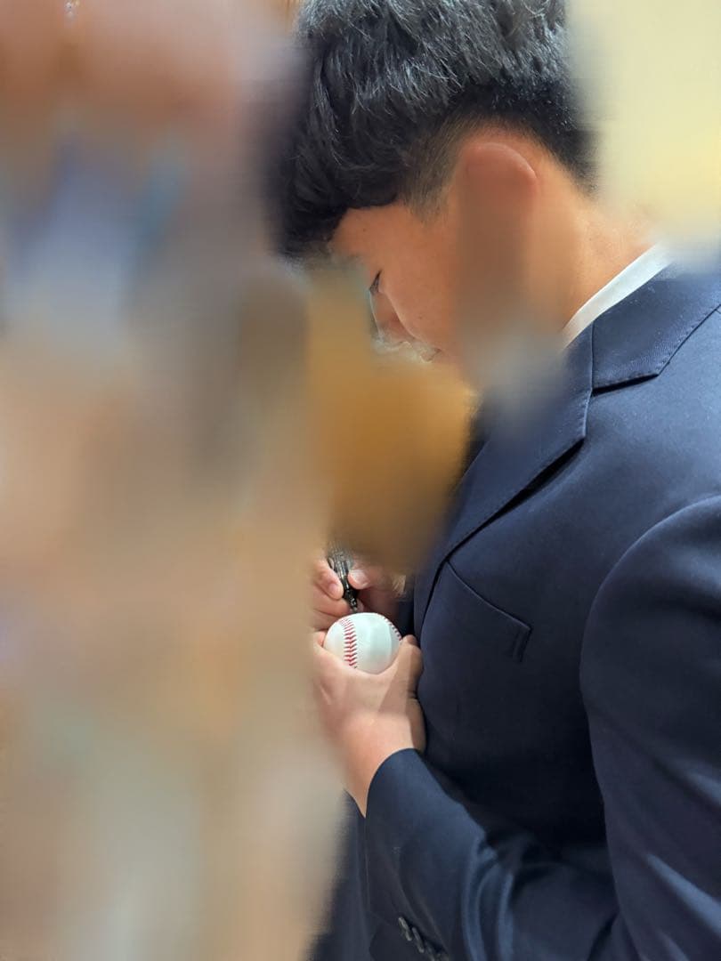 阪神タイガース ドラフト1位 立石正広 直筆サインボール 証拠あり