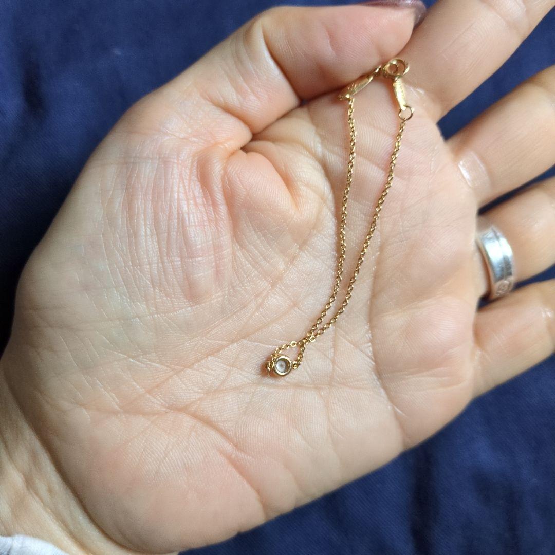 ティファニー バイザヤード ブレスレット 750 0.07ct 現行品 16cm