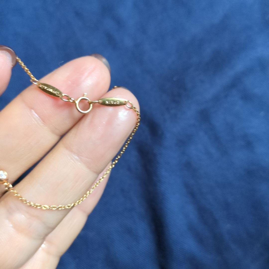 ティファニー バイザヤード ブレスレット 750 0.07ct 現行品 16cm