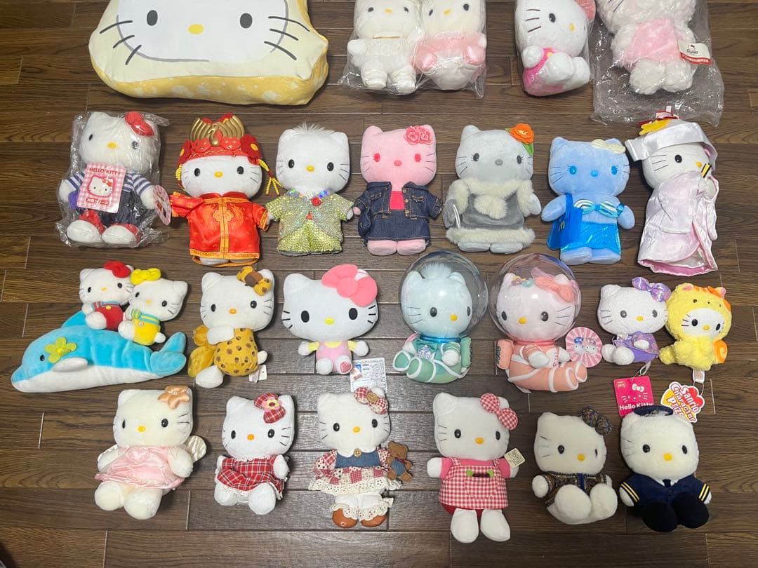 レア　希少 中古 レトロ　サンリオ　ハローキティ　ぬいぐるみ　29点　まとめ売り