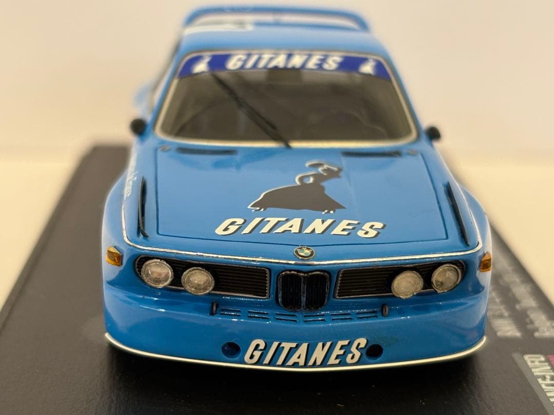 BMW 3.0CSL 1974 Gitanes ミニカー Spark 1/43