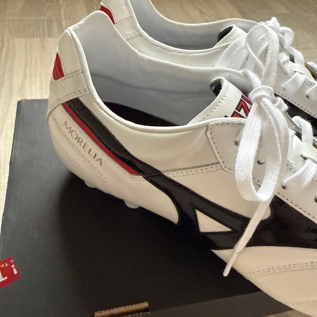 う*ん様 サッカースパイク 25.5cm モレリア II JAPAN ホワイト