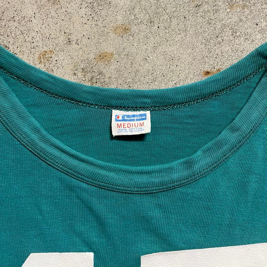 70's vintage champion フットボールTシャツ アメカジ 希少 - メルカリ