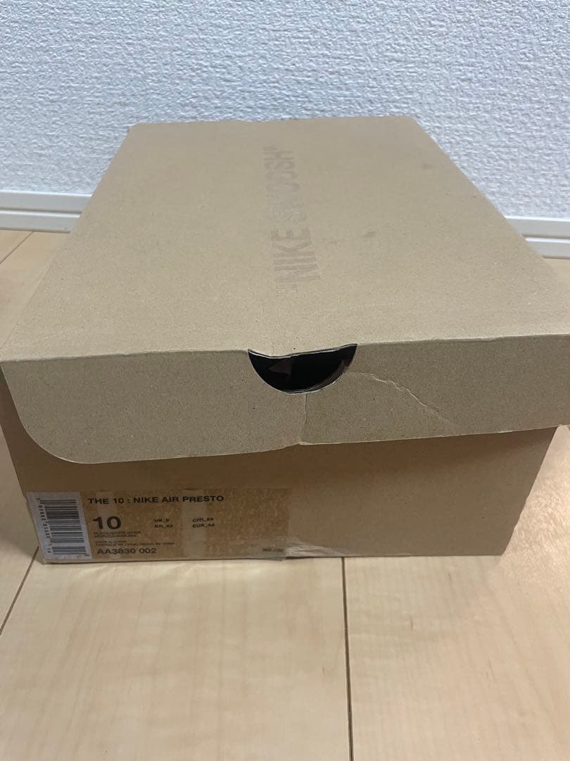 Off-White × Nike Air Presto \"Black\" 28cm