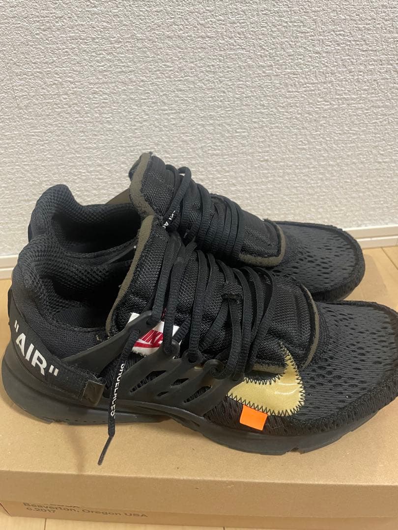 Off-White × Nike Air Presto \"Black\" 28cm