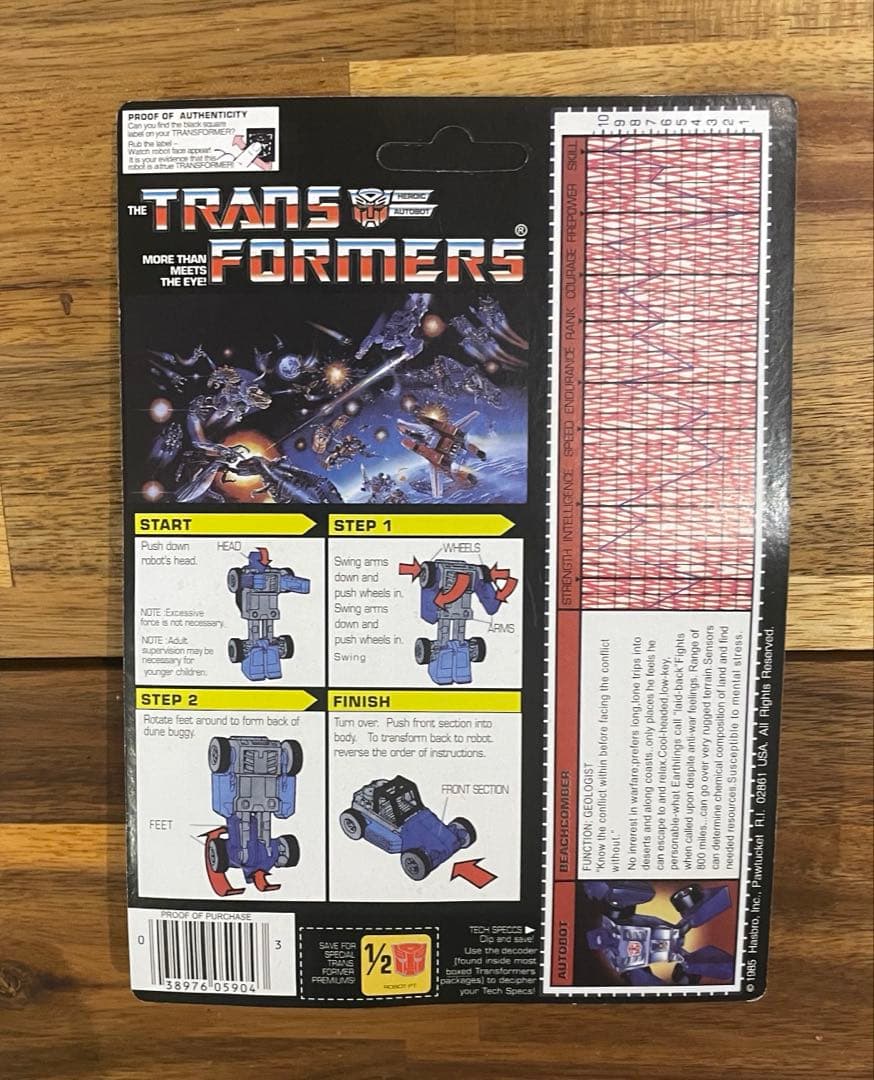 トランスフォーマー オートボット　BeachComber g1 海外版