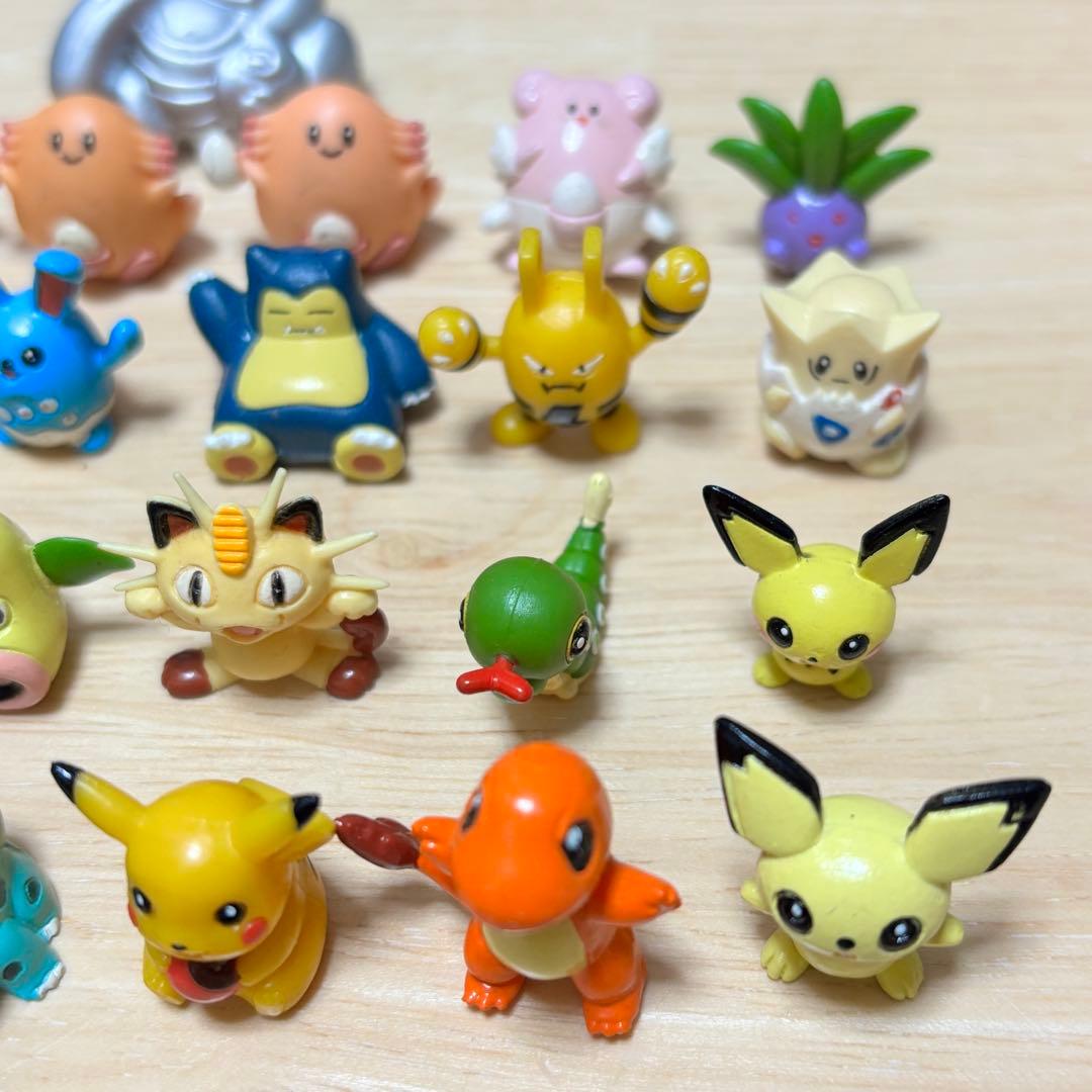 ちびポケ 永谷園 ポケモン ミニ フィギュア まとめ 29体 おまけ 当時物