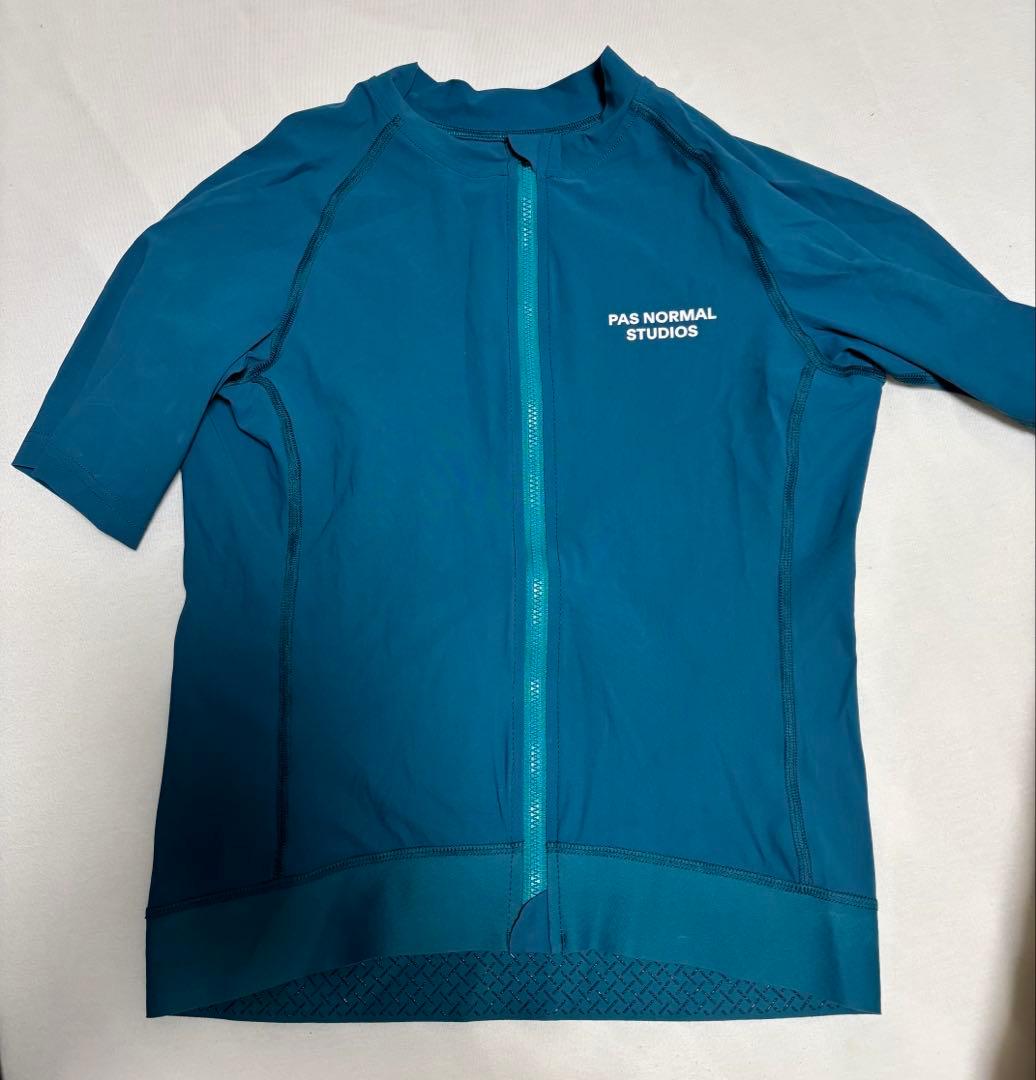 PAS NORMAL STUDIOS サイクルジャージ S 青 - メルカリ