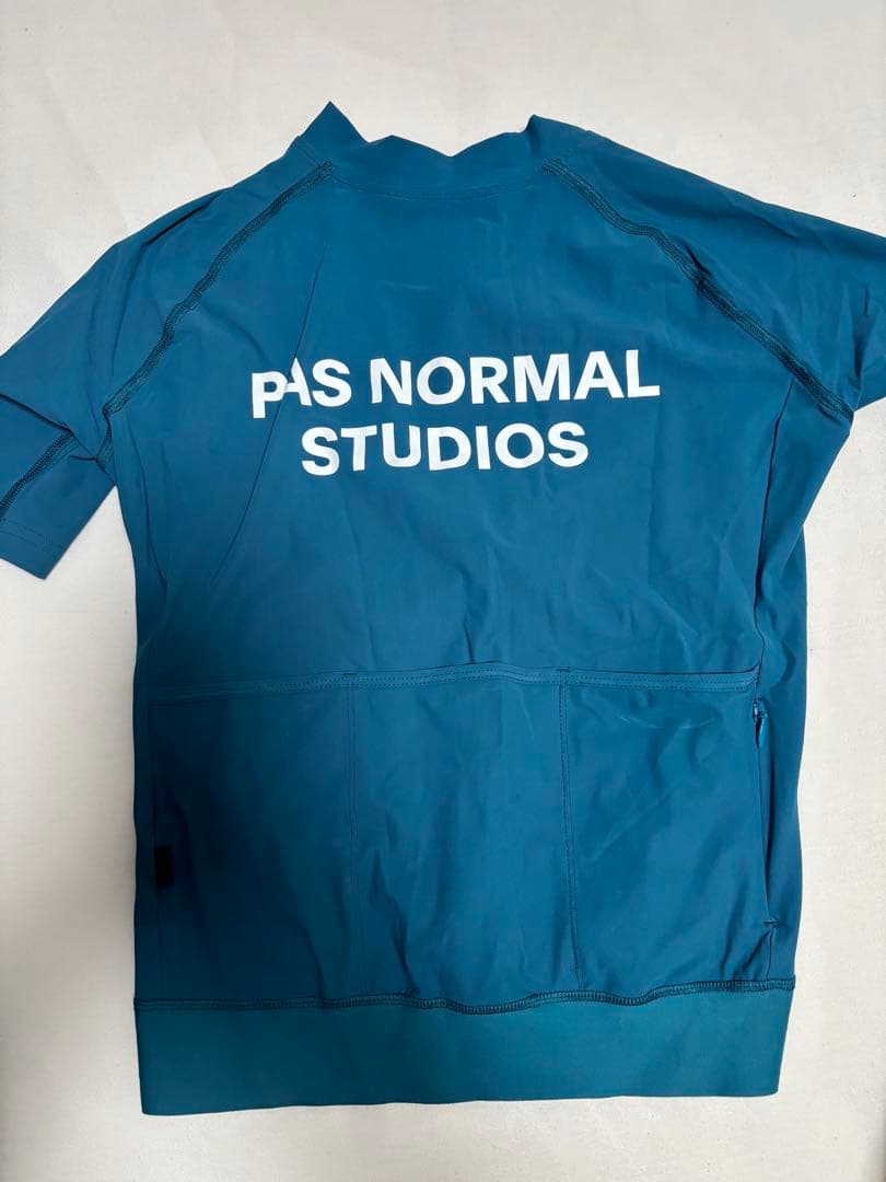 PAS NORMAL STUDIOS サイクルジャージ S 青 - メルカリ