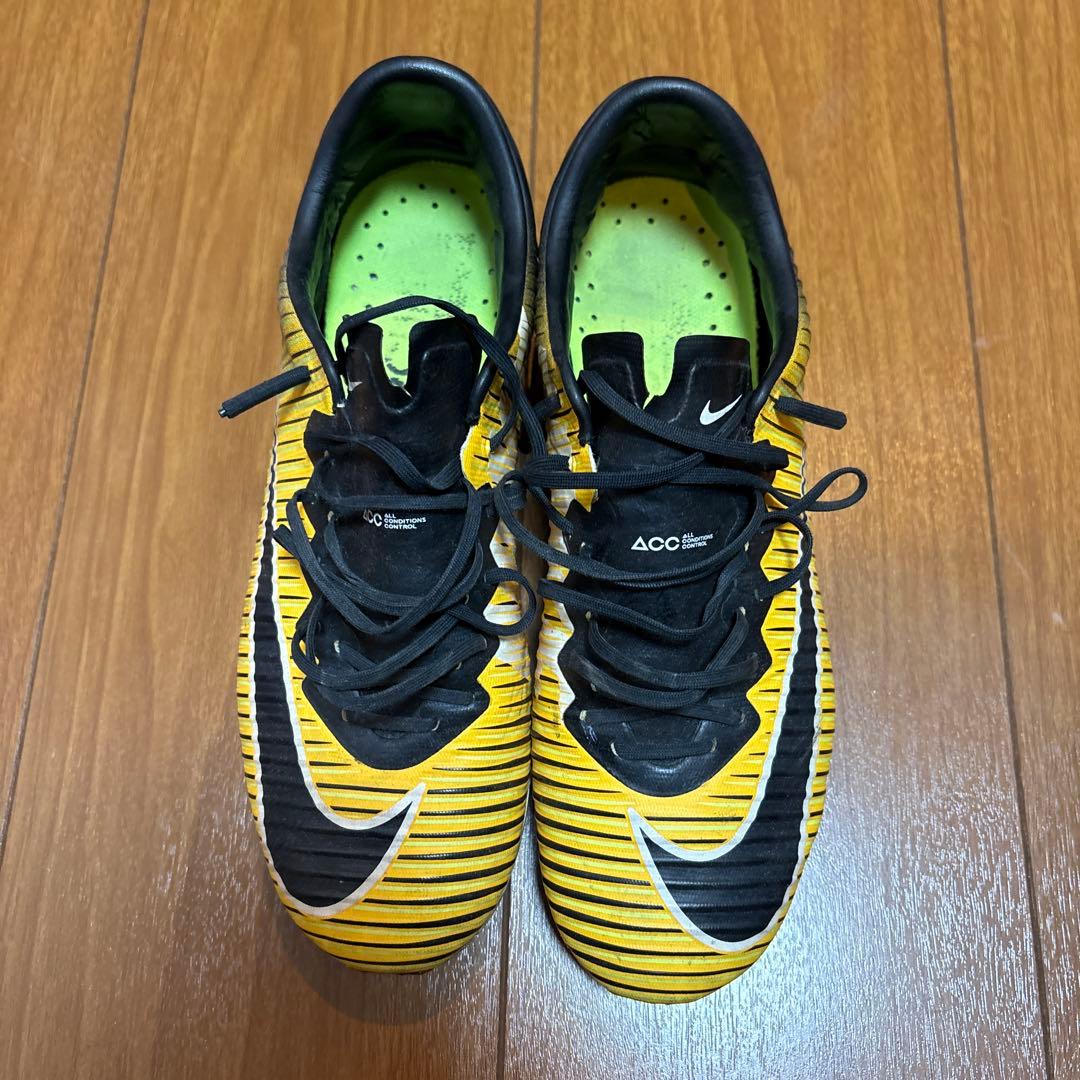NIKE MERCURIAL サッカーシューズ イエロー/ブラック - メルカリ