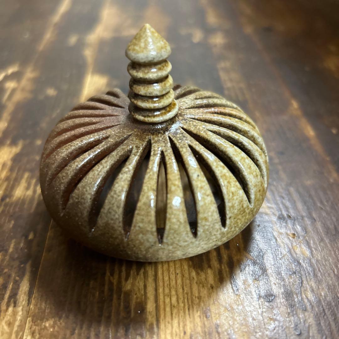 信楽焼　河合慶治　茶道具　香炉　工芸品