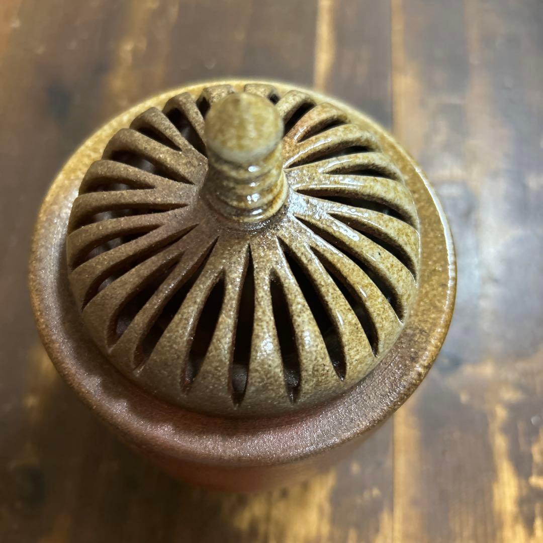 信楽焼　河合慶治　茶道具　香炉　工芸品